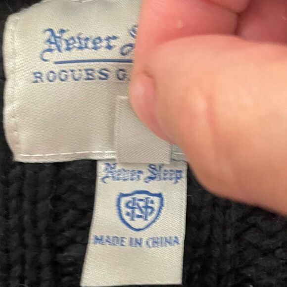 Vintage Never Sleep by Rogues Gallery  Dark Academia Varsity - Picture 6 of 7